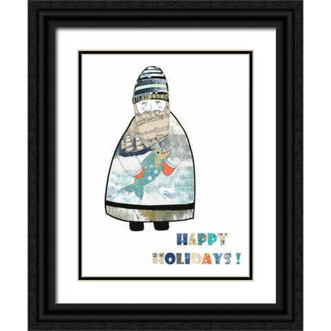 Sailor Black Ornate Wood Framed Art Print with Double Matting by Ogren, Sarah