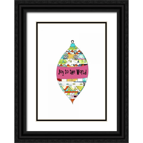 Geometric Ornament Black Ornate Wood Framed Art Print with Double Matting by Ogren, Sarah