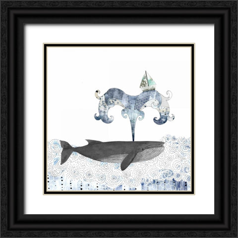 Hold On Black Ornate Wood Framed Art Print with Double Matting by Ogren, Sarah