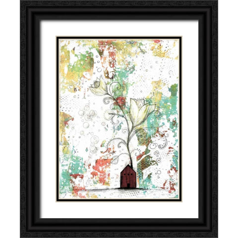 I Had the Best Idea Today Black Ornate Wood Framed Art Print with Double Matting by Ogren, Sarah