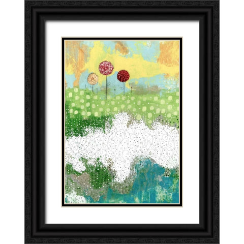 The Field Black Ornate Wood Framed Art Print with Double Matting by Ogren, Sarah