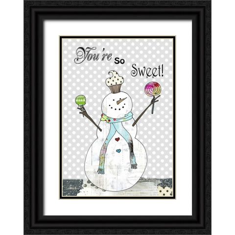Youre So Sweet Black Ornate Wood Framed Art Print with Double Matting by Ogren, Sarah