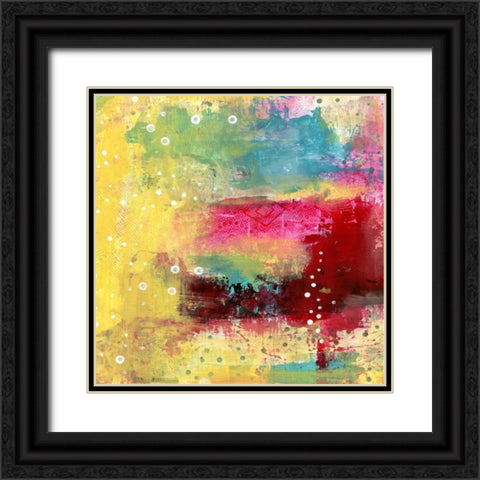 Rainbow Abstract II Black Ornate Wood Framed Art Print with Double Matting by Ogren, Sarah