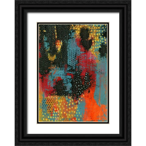 Hot Lava Black Ornate Wood Framed Art Print with Double Matting by Ogren, Sarah