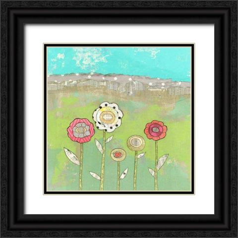 5 More Flowers Black Ornate Wood Framed Art Print with Double Matting by Ogren, Sarah