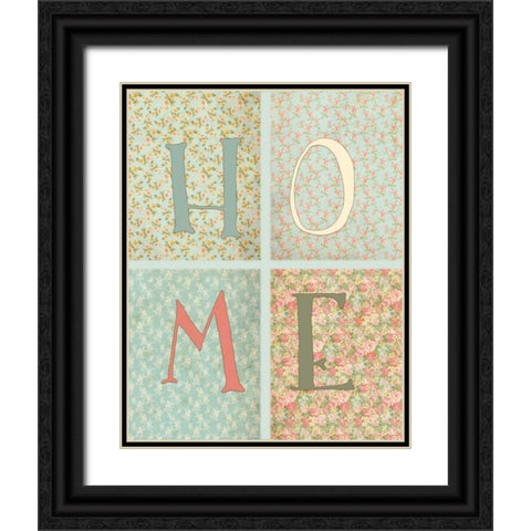 Shabby Chic Home Black Ornate Wood Framed Art Print with Double Matting by Moss, Tara