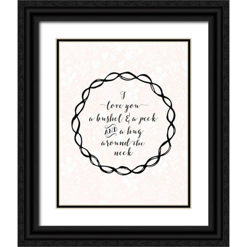 A Bushel and a Peck Black Ornate Wood Framed Art Print with Double Matting by Moss, Tara