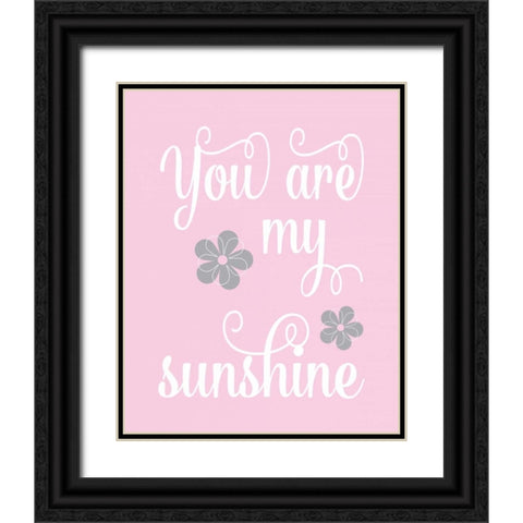 Sunshine I Black Ornate Wood Framed Art Print with Double Matting by Robinson, Tamara