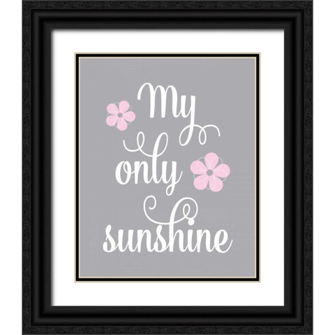 Sunshine II Black Ornate Wood Framed Art Print with Double Matting by Robinson, Tamara