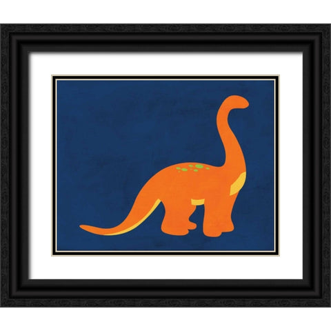 Dino 333 Black Ornate Wood Framed Art Print with Double Matting by Robinson, Tamara