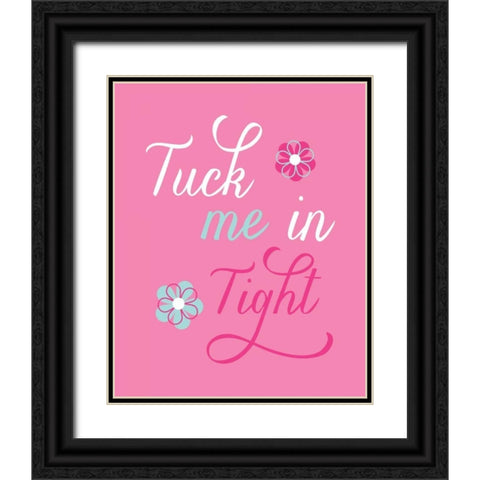 Tuck Me in Tight Black Ornate Wood Framed Art Print with Double Matting by Robinson, Tamara
