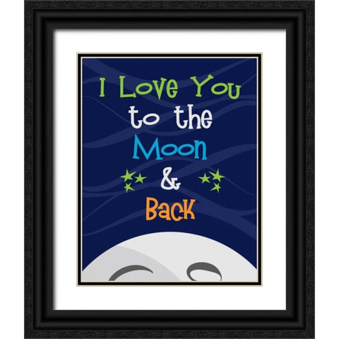 Space Quote Black Ornate Wood Framed Art Print with Double Matting by Robinson, Tamara