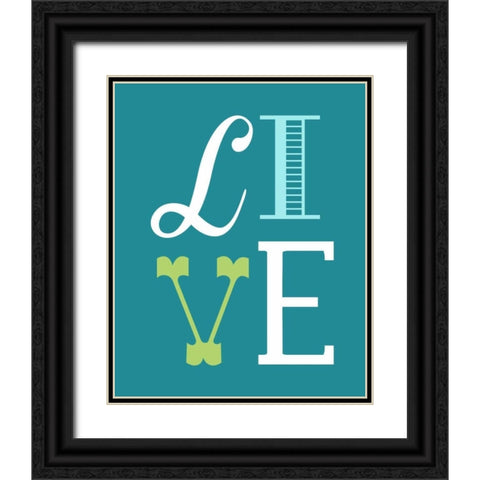 Live Black Ornate Wood Framed Art Print with Double Matting by Robinson, Tamara