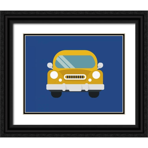 Car I Black Ornate Wood Framed Art Print with Double Matting by Robinson, Tamara