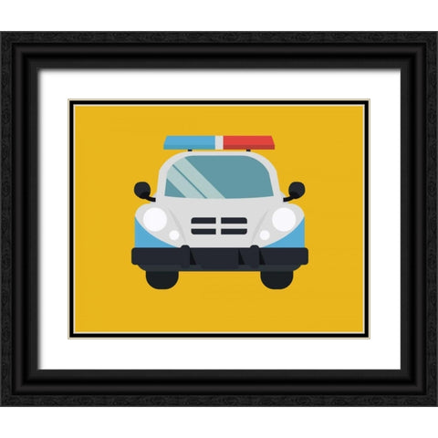 Car II Black Ornate Wood Framed Art Print with Double Matting by Robinson, Tamara