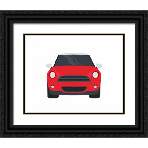 Car II Black Ornate Wood Framed Art Print with Double Matting by Robinson, Tamara