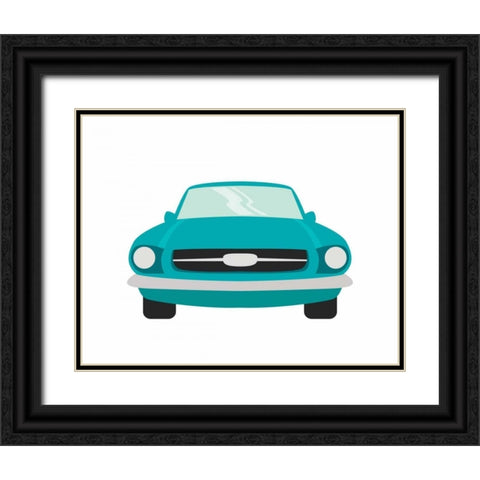 Car I Black Ornate Wood Framed Art Print with Double Matting by Robinson, Tamara