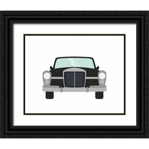 Car III Black Ornate Wood Framed Art Print with Double Matting by Robinson, Tamara