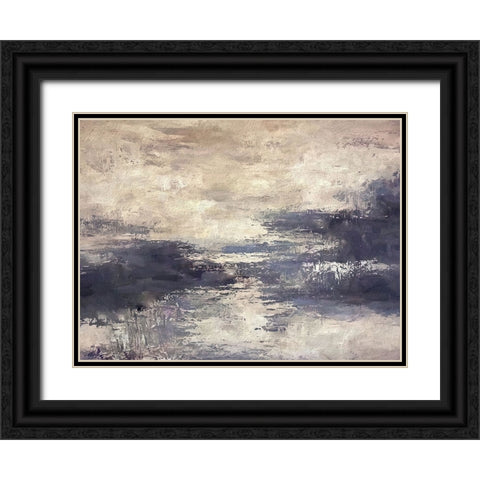 Water Spirits Black Ornate Wood Framed Art Print with Double Matting by Dundon, Denise