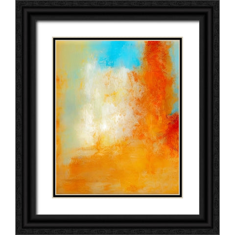 Purposeful Motion Black Ornate Wood Framed Art Print with Double Matting by Dundon, Denise