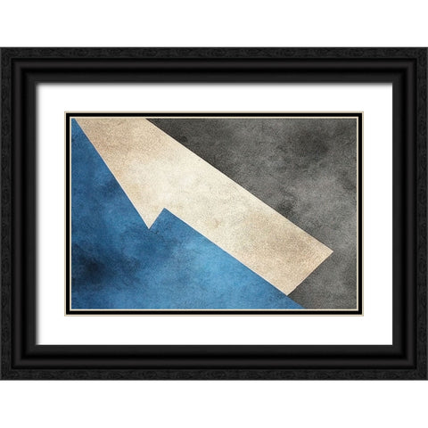 This End Up Black Ornate Wood Framed Art Print with Double Matting by Dundon, Denise