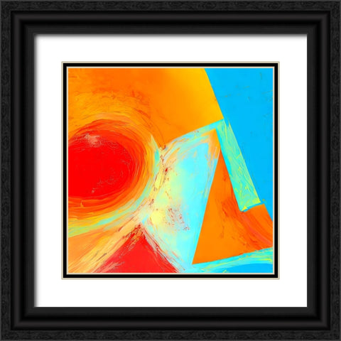 Day at the Beach Black Ornate Wood Framed Art Print with Double Matting by Dundon, Denise