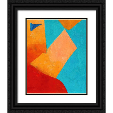 Lake Days Black Ornate Wood Framed Art Print with Double Matting by Dundon, Denise