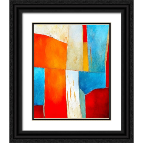 Infinite Improbability Black Ornate Wood Framed Art Print with Double Matting by Dundon, Denise