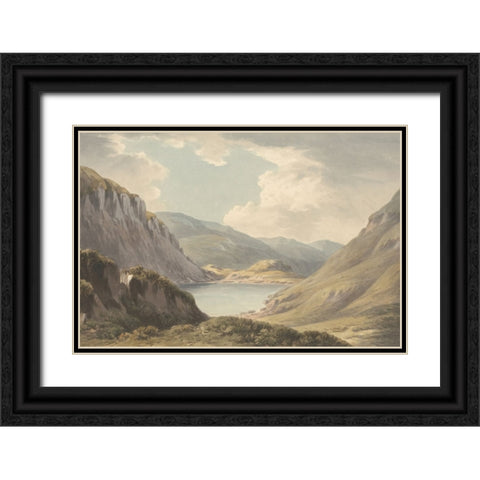 Glen Black Ornate Wood Framed Art Print with Double Matting by Dundon, Denise