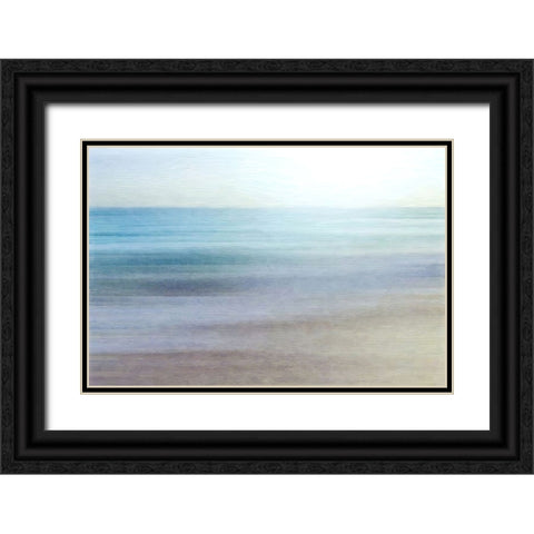 Colour of the Sea Black Ornate Wood Framed Art Print with Double Matting by Dundon, Denise