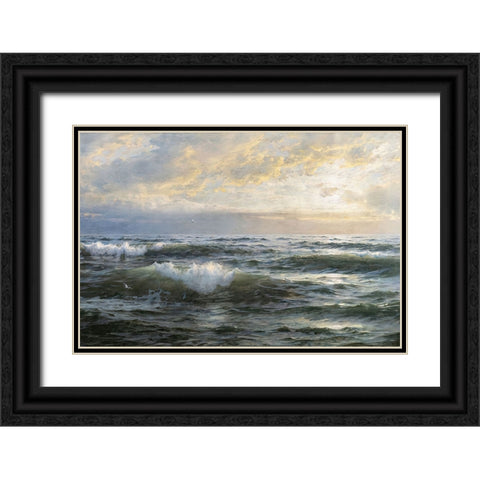After the Storm Black Ornate Wood Framed Art Print with Double Matting by Dundon, Denise