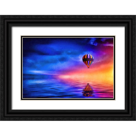 Into the West Black Ornate Wood Framed Art Print with Double Matting by Dundon, Denise