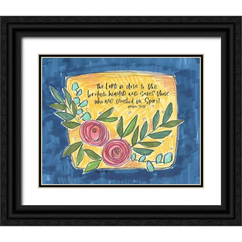 In Spirit Black Ornate Wood Framed Art Print with Double Matting by Wieners, Valerie