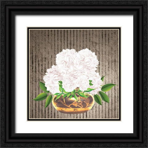 Providence Botanical Black Ornate Wood Framed Art Print with Double Matting by Burney, Yvonne Coleman