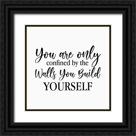 Walls Black Ornate Wood Framed Art Print with Double Matting by Burney, Yvonne Coleman