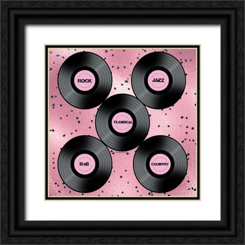 Genres Black Ornate Wood Framed Art Print with Double Matting by Burney, Yvonne Coleman