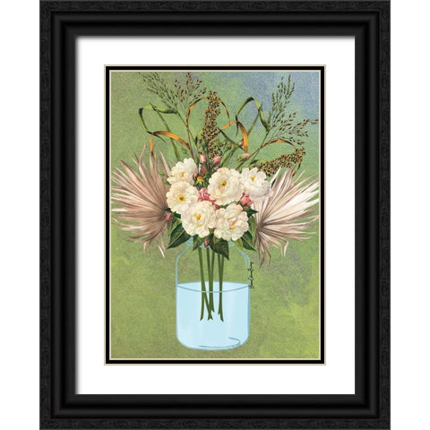 Still Life Black Ornate Wood Framed Art Print with Double Matting by Burney, Yvonne Coleman