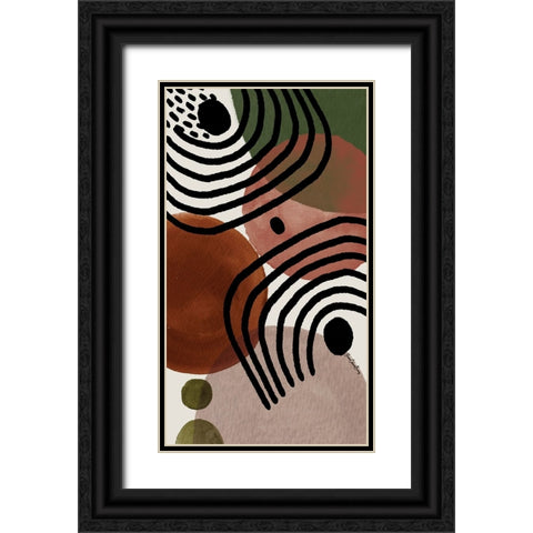Soul Searcher II Black Ornate Wood Framed Art Print with Double Matting by Burney, Yvonne Coleman