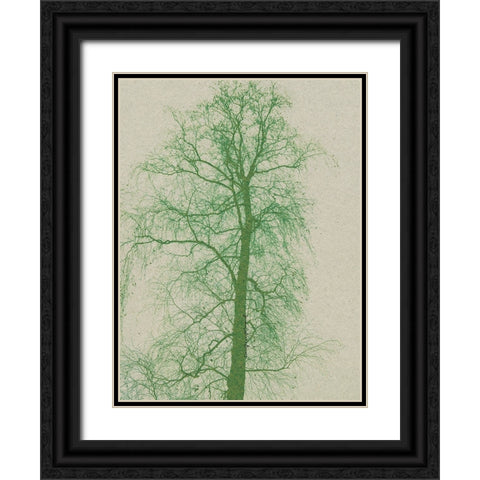 Forest Vibes Black Ornate Wood Framed Art Print with Double Matting by Burney, Yvonne Coleman
