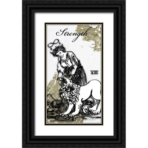 Strength Black Ornate Wood Framed Art Print with Double Matting by Sommers, Mindy