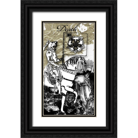 Death Black Ornate Wood Framed Art Print with Double Matting by Sommers, Mindy