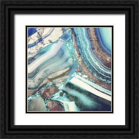 Earthly Pleasures II Black Ornate Wood Framed Art Print with Double Matting by Sommers, Mindy