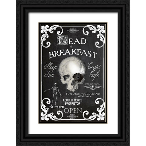 Dead and Breakfast Black Ornate Wood Framed Art Print with Double Matting by Sommers, Mindy