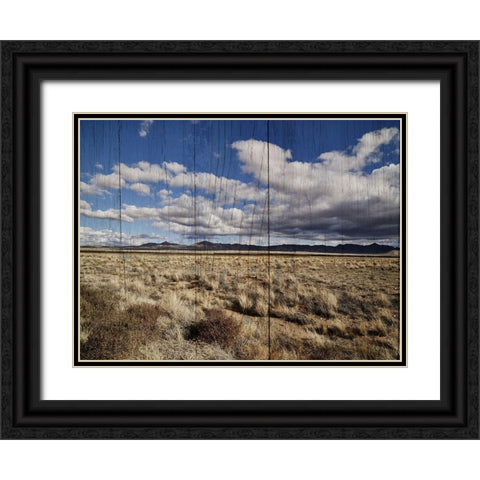 America the Beautiful Black Ornate Wood Framed Art Print with Double Matting by Sommers, Mindy