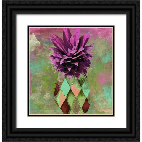 Pineapple Juice II Black Ornate Wood Framed Art Print with Double Matting by Sommers, Mindy