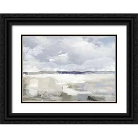 The Sea-The Sky Black Ornate Wood Framed Art Print with Double Matting by Sommers, Mindy