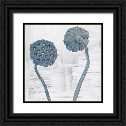 Seed Pods Black Ornate Wood Framed Art Print with Double Matting by Sommers, Mindy