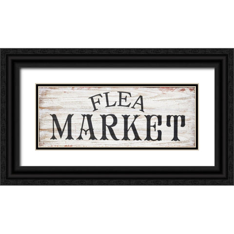 Flea Market Black Ornate Wood Framed Art Print with Double Matting by Sommers, Mindy