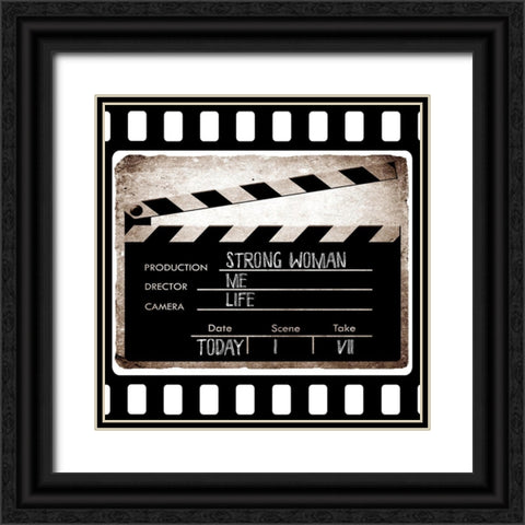 Clapboard Black Ornate Wood Framed Art Print with Double Matting by Sommers, Mindy