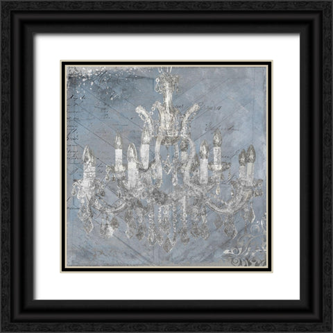 Wedgewood Glow Black Ornate Wood Framed Art Print with Double Matting by Sommers, Mindy